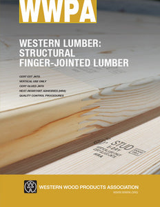 Structural Finger-Jointed Lumber - Pamphlet