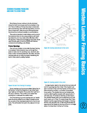 Western Lumber Framing Basics